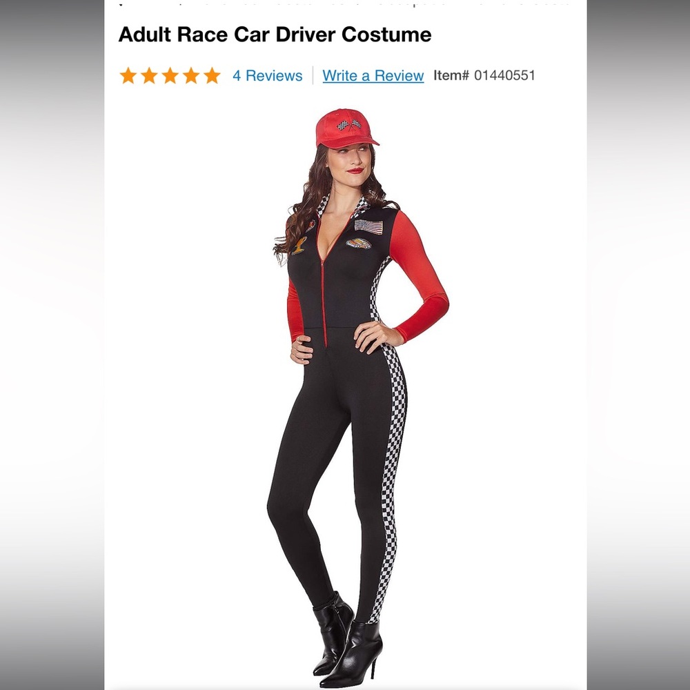 Adult Race Car Driver Costume